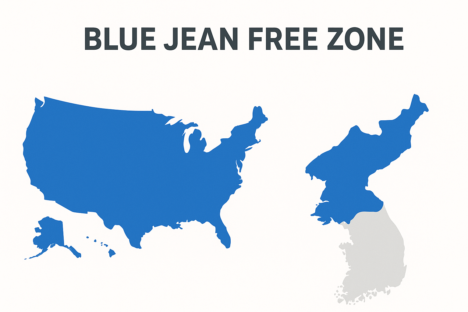 No jeans allowed graphic