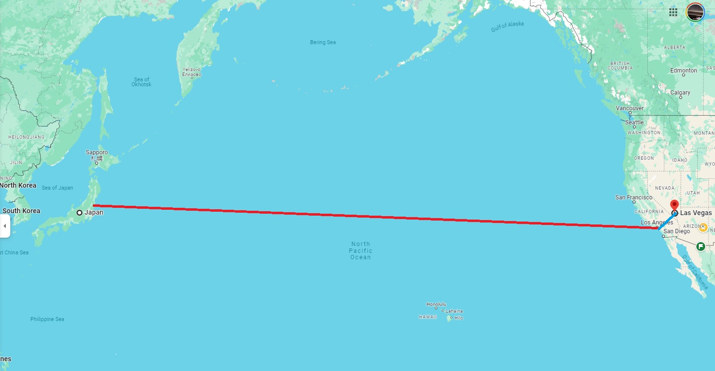 Taylor Swift will swim from Japan to Los Angeles to avoid using Jet Fuel